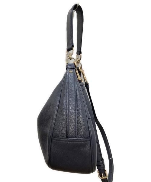 COACH（コーチ）COACH (コーチ) レザー 2WAYショルダーバッグ ネイビーの古着・服飾アイテム