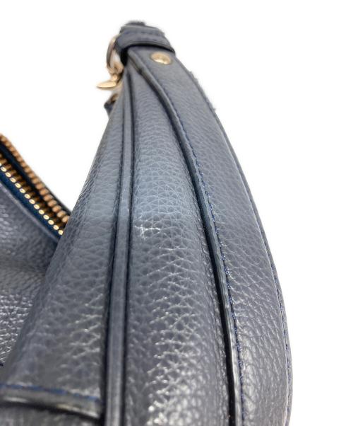 COACH（コーチ）COACH (コーチ) レザー 2WAYショルダーバッグ ネイビーの古着・服飾アイテム