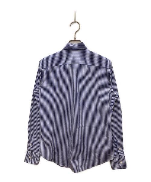 POLO RALPH LAUREN（ポロ・ラルフローレン）POLO RALPH LAUREN (ポロ・ラルフローレン) ストライプシャツ ネイビー サイズ:4の古着・服飾アイテム