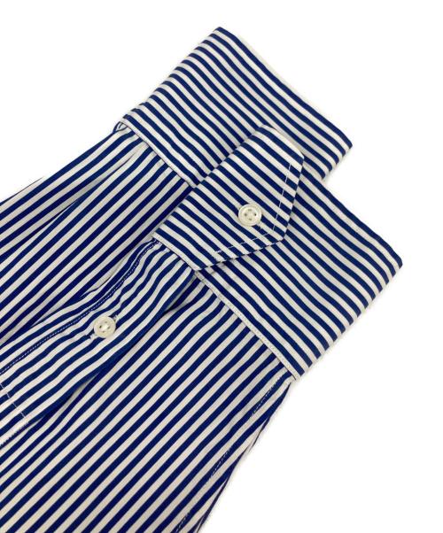 POLO RALPH LAUREN（ポロ・ラルフローレン）POLO RALPH LAUREN (ポロ・ラルフローレン) ストライプシャツ ネイビー サイズ:4の古着・服飾アイテム