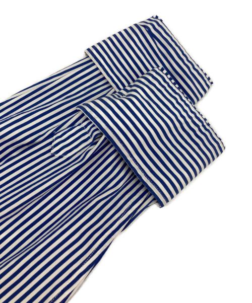 POLO RALPH LAUREN（ポロ・ラルフローレン）POLO RALPH LAUREN (ポロ・ラルフローレン) ストライプシャツ ネイビー サイズ:4の古着・服飾アイテム
