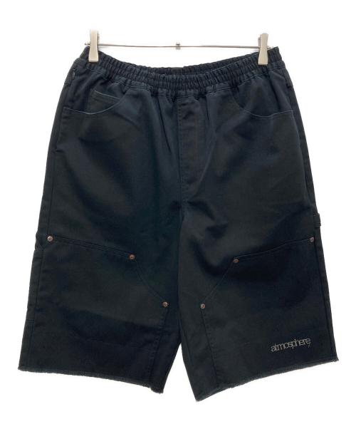 Dickies（ディッキーズ）Dickies (ディッキーズ) ATMOS (アトモス) EASY DOUBLE KNEE PAINTER SHORTS ブラック サイズ:Lの古着・服飾アイテム
