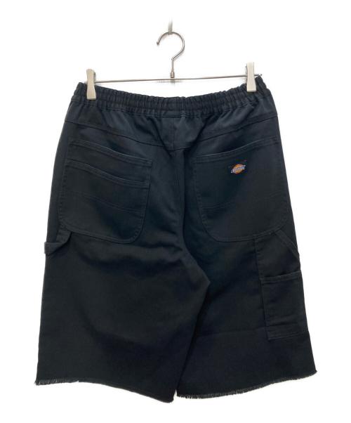 Dickies（ディッキーズ）Dickies (ディッキーズ) ATMOS (アトモス) EASY DOUBLE KNEE PAINTER SHORTS ブラック サイズ:Lの古着・服飾アイテム