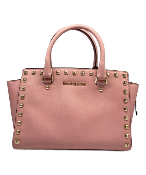 MICHAEL KORS（マイケルコース）MICHAEL KORS (マイケルコース) 2WAYバッグ ピンクの古着・服飾アイテム