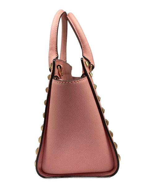 MICHAEL KORS（マイケルコース）MICHAEL KORS (マイケルコース) 2WAYバッグ ピンクの古着・服飾アイテム