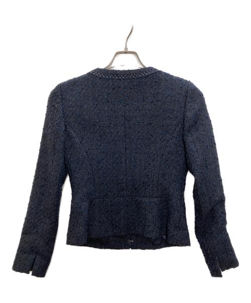 UNTITLED（アンタイトル）UNTITLED (アンタイトル) ラメノーカラーツイードセットアップ ネイビー サイズ:1の古着・服飾アイテム