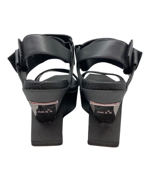 UNITED NUDE（ユナイテッドヌード）UNITED NUDE (ユナイテッドヌード) ストラップサンダル ブラック サイズ:37の古着・服飾アイテム