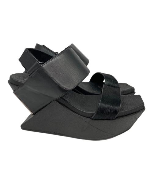 UNITED NUDE（ユナイテッドヌード）UNITED NUDE (ユナイテッドヌード) ストラップサンダル ブラック サイズ:37の古着・服飾アイテム