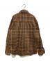 CarHartt (カーハート) コーデュロイチェックシャツ ブラウン サイズ:XL：6000円
