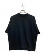 MARKAマーカ）の古着「FOOTBALL TEE WIDE　半袖Tシャツ」｜ブラック