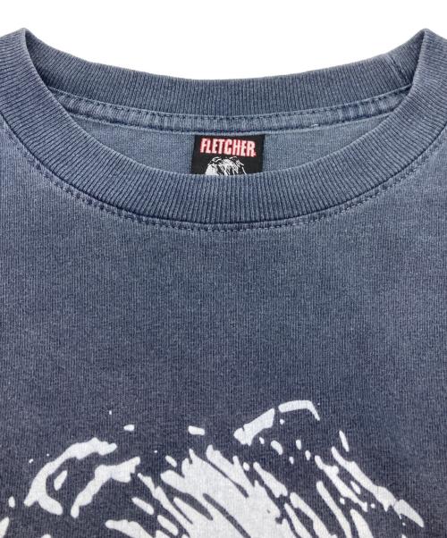 FLETCHER（フレッチャー）FLETCHER (フレッチャー) スカルプリント半袖Tシャツ グレー サイズ:Mの古着・服飾アイテム