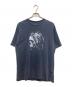 FLETCHER（フレッチャー）の古着「スカルプリント半袖Tシャツ」｜グレー