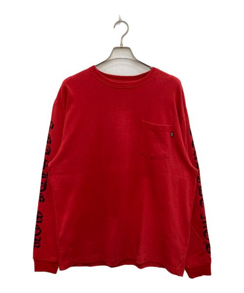 Ron Herman（ロンハーマン）Ron Herman (ロンハーマン) SEASIDE MOB ロングスリーブTシャツ レッド サイズ:Mの古着・服飾アイテム
