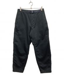THE NORTHFACE PURPLELABEL（ザ・ノースフェイス パープルレーベル）の古着「Stretch Twill Wide Tapered Pants」｜ブラック
