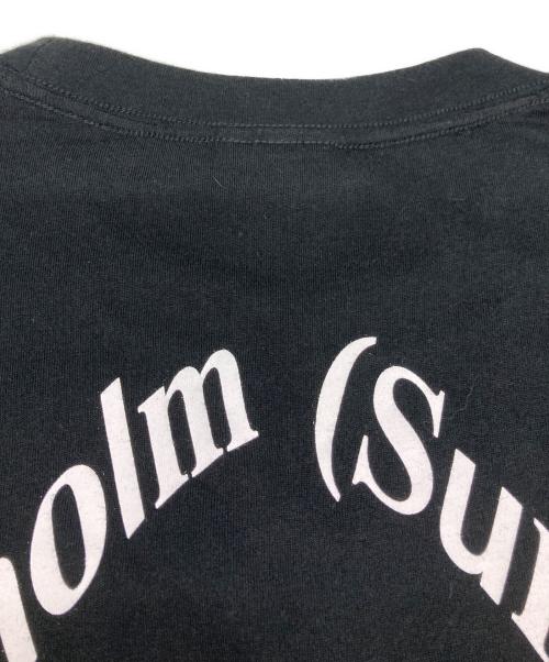 Stockholm Surfboard Club（ストックホルム サーフボード クラブ）Stockholm Surfboard Club (ストックホルム サーフボード クラブ) バックプリント半袖Tシャツ ブラック サイズ:Lの古着・服飾アイテム
