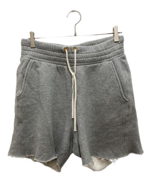 LES TIEN（レスティエン）LES TIEN (レスティエン) スウェットハーフパンツ グレー サイズ:Sの古着・服飾アイテム