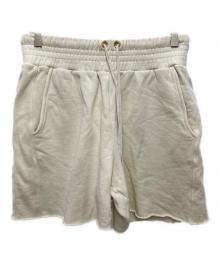 LES TIEN（レスティエン）の古着「スウェットハーフパンツ」｜アイボリー
