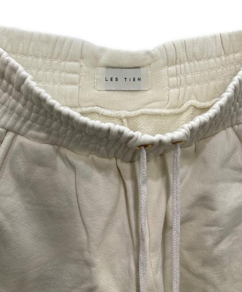 LES TIEN（レスティエン）LES TIEN (レスティエン) スウェットハーフパンツ アイボリー サイズ:SIZESの古着・服飾アイテム