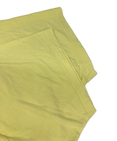 stussy（ステューシー）stussy (ステューシー) フラワープリントTシャツ イエロー サイズ:Lの古着・服飾アイテム