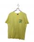 stussy（ステューシー）の古着「フラワープリントTシャツ」｜イエロー