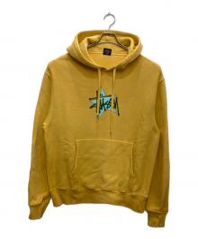 stussy（ステューシー）の古着「プルオーバーパーカー」｜イエロー