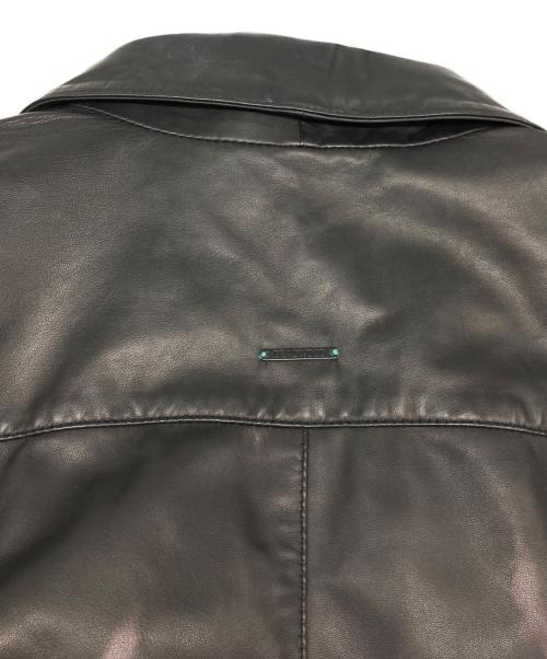 DEADWOOD（デッドウッド）DEADWOOD (デッドウッド) シープレザーコート ブラック サイズ:Mの古着・服飾アイテム