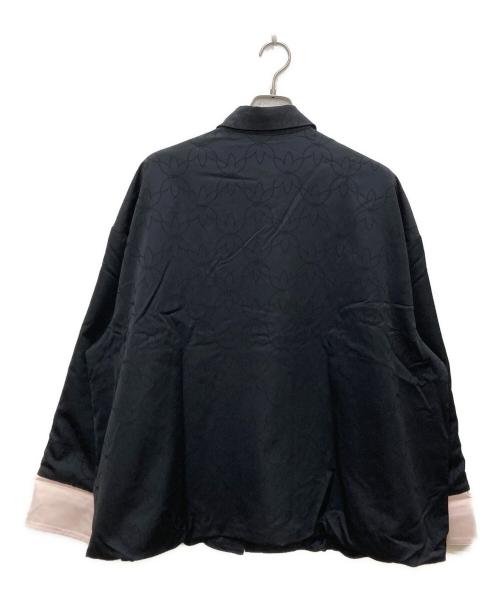 adidas（アディダス）adidas (アディダス) チャイナトラックジャケット ブラック サイズ:XLの古着・服飾アイテム