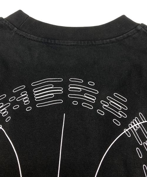 NAMESAKE（ネイムセイク）NAMESAKE (ネイムセイク) SAVA STAINED OVERSIZED ESTATE TEE ブラック サイズ:Lの古着・服飾アイテム