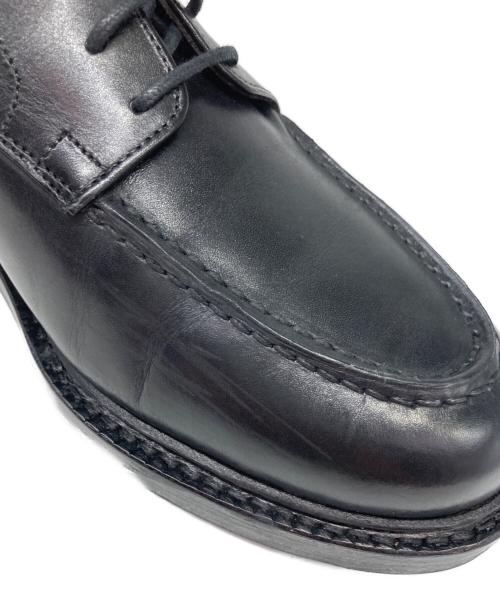 Jalan Sriwijaya（ジャランスリウァヤ）Jalan Sriwijaya (ジャランスリウァヤ) Ruffle　レザーシューズ ブラック サイズ:SIZE6の古着・服飾アイテム