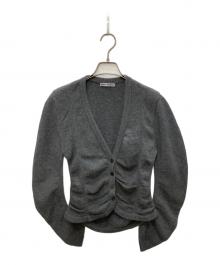 ISSEY MIYAKE（イッセイミヤケ）の古着「立体ニットカーディガン」｜グレー