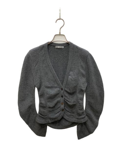 ISSEY MIYAKE（イッセイミヤケ）ISSEY MIYAKE (イッセイミヤケ) 立体ニットカーディガン グレー サイズ:SIZE 2の古着・服飾アイテム