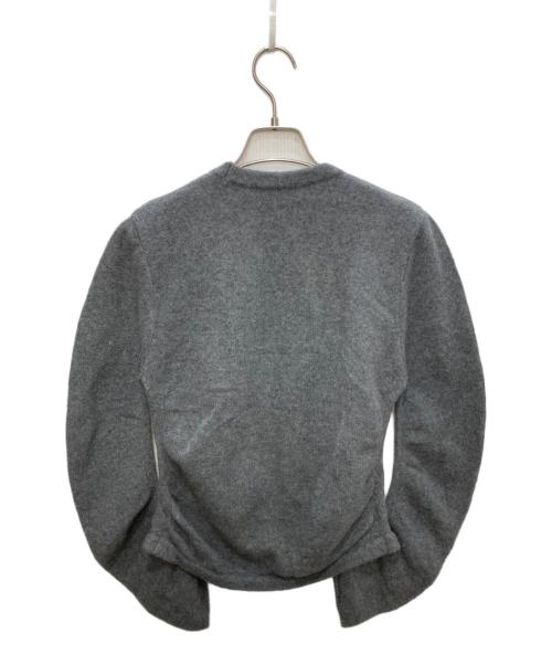 ISSEY MIYAKE（イッセイミヤケ）ISSEY MIYAKE (イッセイミヤケ) 立体ニットカーディガン グレー サイズ:SIZE 2の古着・服飾アイテム