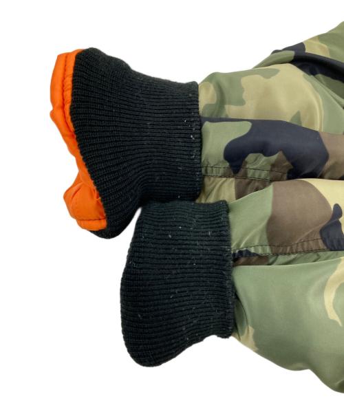 ALPHA（アルファ）ALPHA (アルファ) MA-1 TIGHT CAMO ジャケット グリーン サイズ:Mの古着・服飾アイテム