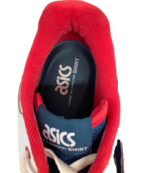 asics（アシックス）asics (アシックス) COMME des GARCONS SHIRT (コムデギャルソンシャツ) ローカットスニーカー ホワイト サイズ:28.0の古着・服飾アイテム