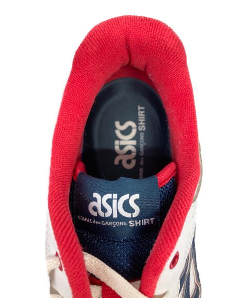 asics（アシックス）asics (アシックス) COMME des GARCONS SHIRT (コムデギャルソンシャツ) ローカットスニーカー ホワイト サイズ:28.0の古着・服飾アイテム