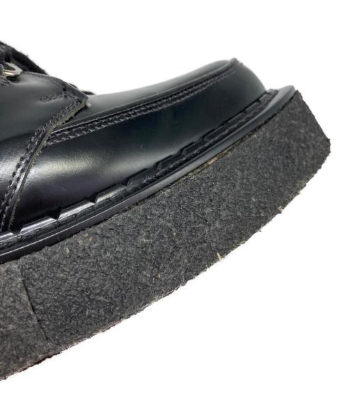GEORGE COX（ジョージコックス）GEORGE COX (ジョージコックス) COMME des GARCONS HOMME PLUS (コムデギャルソンオムプリュス) レザーシューズ ブラック サイズ:size8の古着・服飾アイテム