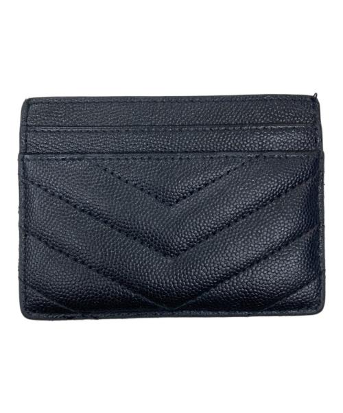 Saint Laurent Paris（サンローランパリ）Saint Laurent Paris (サンローランパリ) モノグラム カードケース ブラック サイズ:表記無しの古着・服飾アイテム