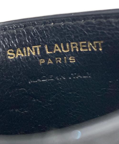 Saint Laurent Paris（サンローランパリ）Saint Laurent Paris (サンローランパリ) モノグラム カードケース ブラック サイズ:表記無しの古着・服飾アイテム