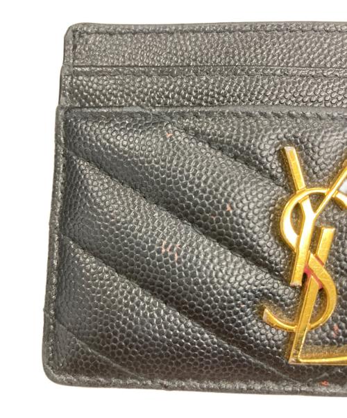 Saint Laurent Paris（サンローランパリ）Saint Laurent Paris (サンローランパリ) モノグラム カードケース ブラック サイズ:表記無しの古着・服飾アイテム