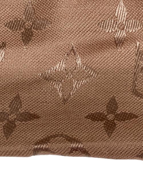 LOUIS VUITTON（ルイ ヴィトン）LOUIS VUITTON (ルイ ヴィトン) シルク×ウール モノグラム大判ストール ブラウンの古着・服飾アイテム