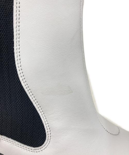 MERRELL（メレル）MERRELL (メレル) サイドゴアブーツ ホワイト×ブラック サイズ:23.5㎝ 未使用品の古着・服飾アイテム
