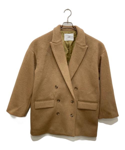 forme（フォルメ）forme (フォルメ) ダブルジャケット ベージュ サイズ:freeの古着・服飾アイテム