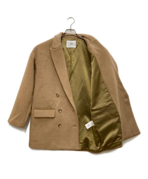 forme（フォルメ）forme (フォルメ) ダブルジャケット ベージュ サイズ:freeの古着・服飾アイテム