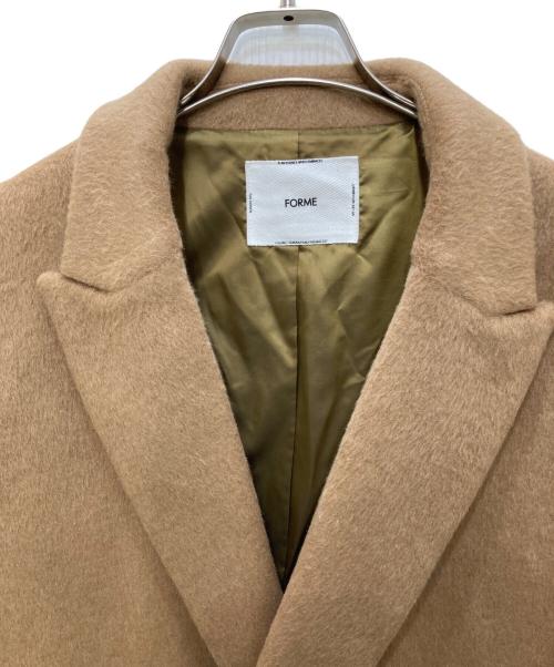 forme（フォルメ）forme (フォルメ) ダブルジャケット ベージュ サイズ:freeの古着・服飾アイテム