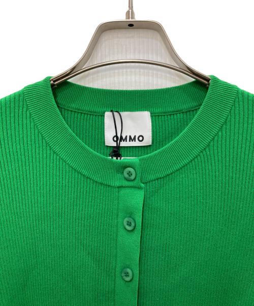 OMMO（オーエムエムオー）OMMO (オーエムエムオー) BLOCKING SHORT KT カーディガン ブルー×グリーン サイズ:36 未使用品の古着・服飾アイテム
