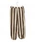 HeRIN.CYE (ヘリンドットサイ) Stripe gauze pants ブラウン サイズ:free：5000円