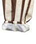 中古・古着 HeRIN.CYE (ヘリンドットサイ) Stripe gauze pants ブラウン サイズ:free：5000円