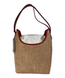 IENA×A VACATION（イエナ×ア ヴァケーション）の古着「HOP SUMAC STRIPE トートバッグ」｜ベージュ