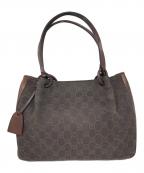 GUCCIグッチ）の古着「GGキャンバストートバッグ」｜ブラウン