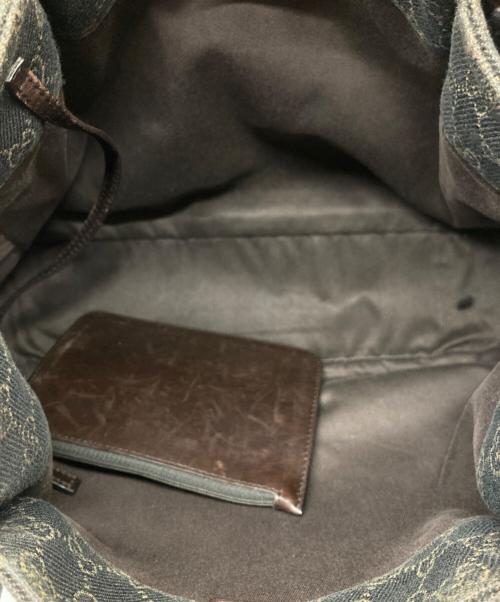 GUCCI（グッチ）GUCCI (グッチ) GGキャンバストートバッグ ブラウンの古着・服飾アイテム